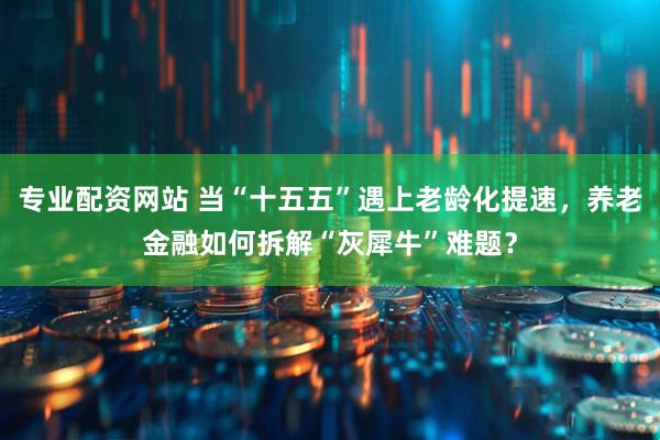 专业配资网站 当“十五五”遇上老龄化提速，养老金融如何拆解“灰犀牛”难题？